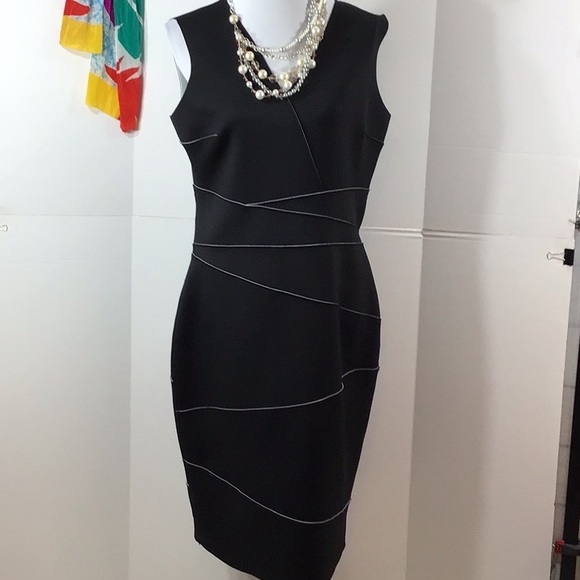 Elie Tahari Dresses & Skirts - Elie Tahari scuba sheath midi dress 16